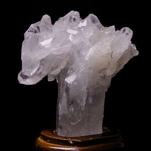 Clear Lemurian Quartz Crystal Cluster/Lemurian Laser Rough Clear Quartz Point Crystal/Meditation Stone/Chakra/Reiki/Healing Crystal#5360