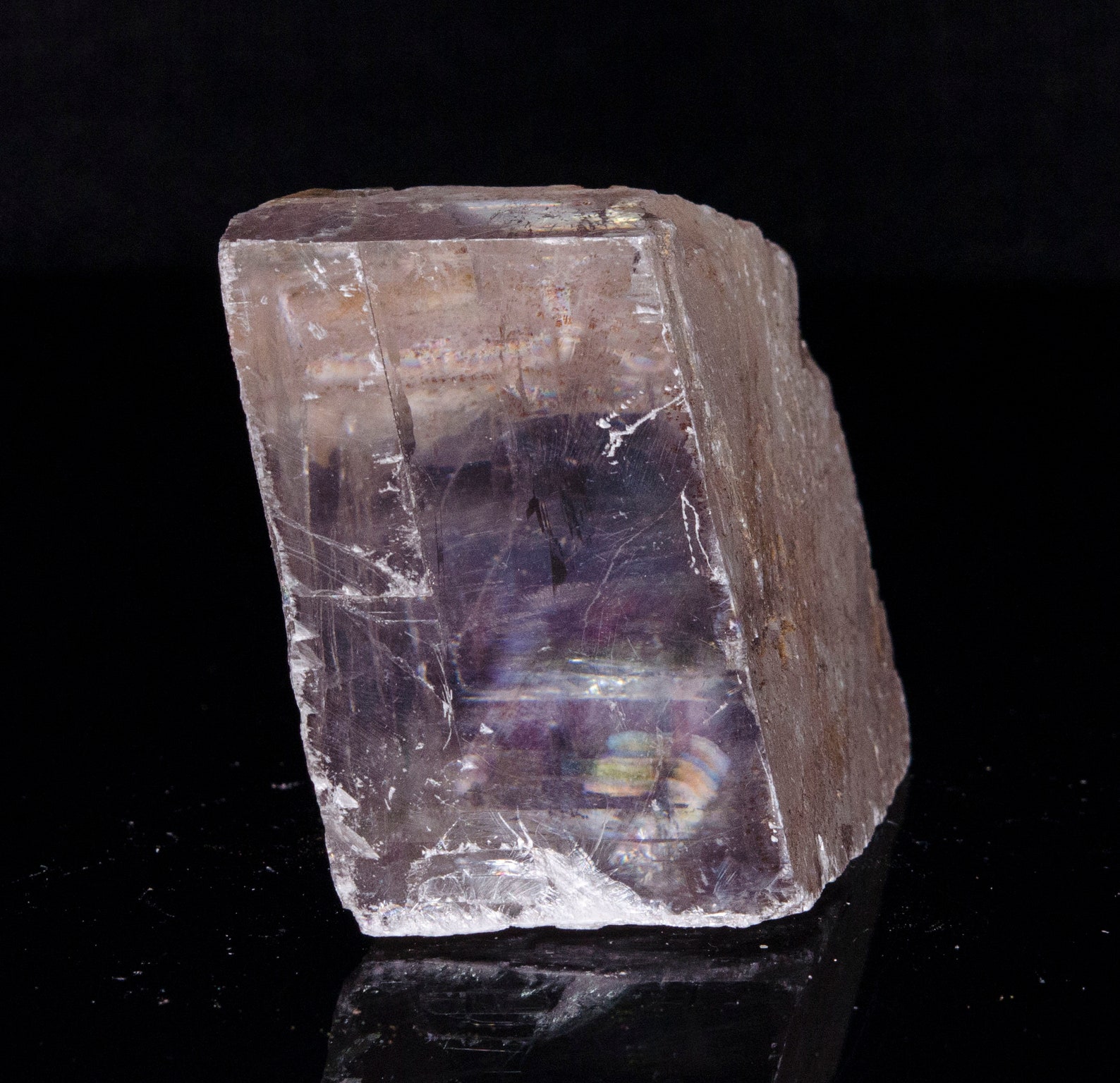 Rainbow Natural Raw Calcite crystal/Clear Optical Calcite Etsy