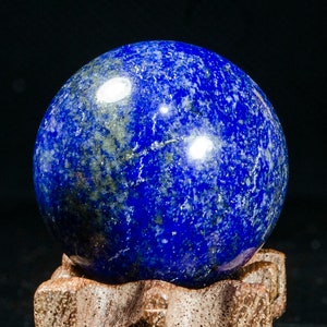 1.4&quot;Lapis Lazuli Sphere/Lapis Lazuli Crystal Ball/Healing Crystal Sphere/Wiccan/Pagan/Decor/Lapis Crystal Sphere/Gift for her/Reiki#5047