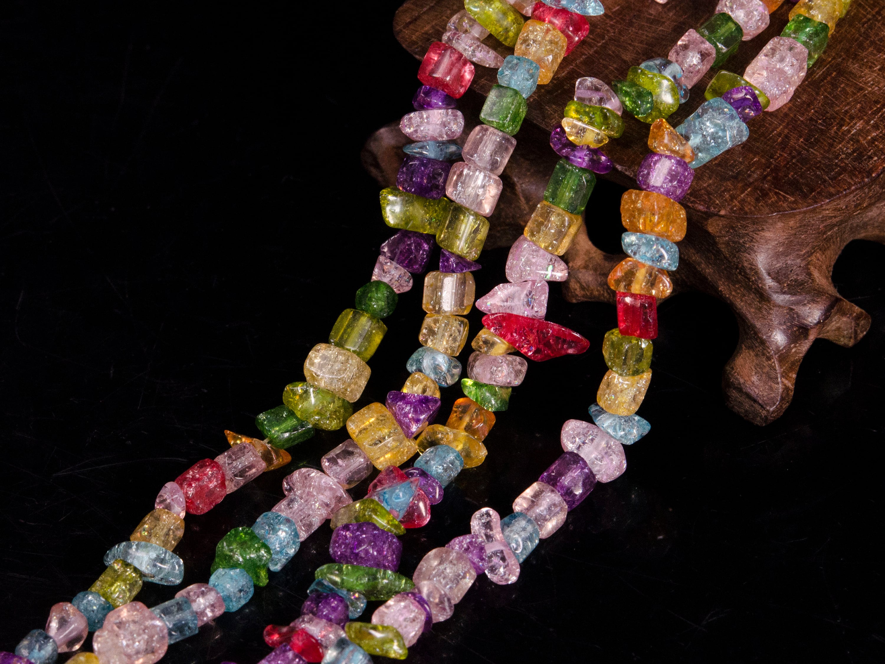 Full Strand Natural Popcorn Crystal Quartz Necklace/popcorn Etsy