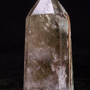 Natürlicher klarer grüner Phantomkristallquarzturm / klarer Quarzpunkt / Phantomquarzpunkt / Kristallprobe / Anhänger / Halskette / Schmuck / Dekor