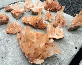 Extra Large Red   Crystal Cluster/Red Quartz Cluster/Cse cluster(a cluster of Weight：1 pounds -30 pounds）