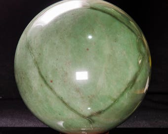 7.2" EXTRA  LARGE Natural Aventurine Sphere/Green Aventurine Crystal Ball/Crystal Healing/Calm/Comfort/Emotional Support-180mm 9274g#3036