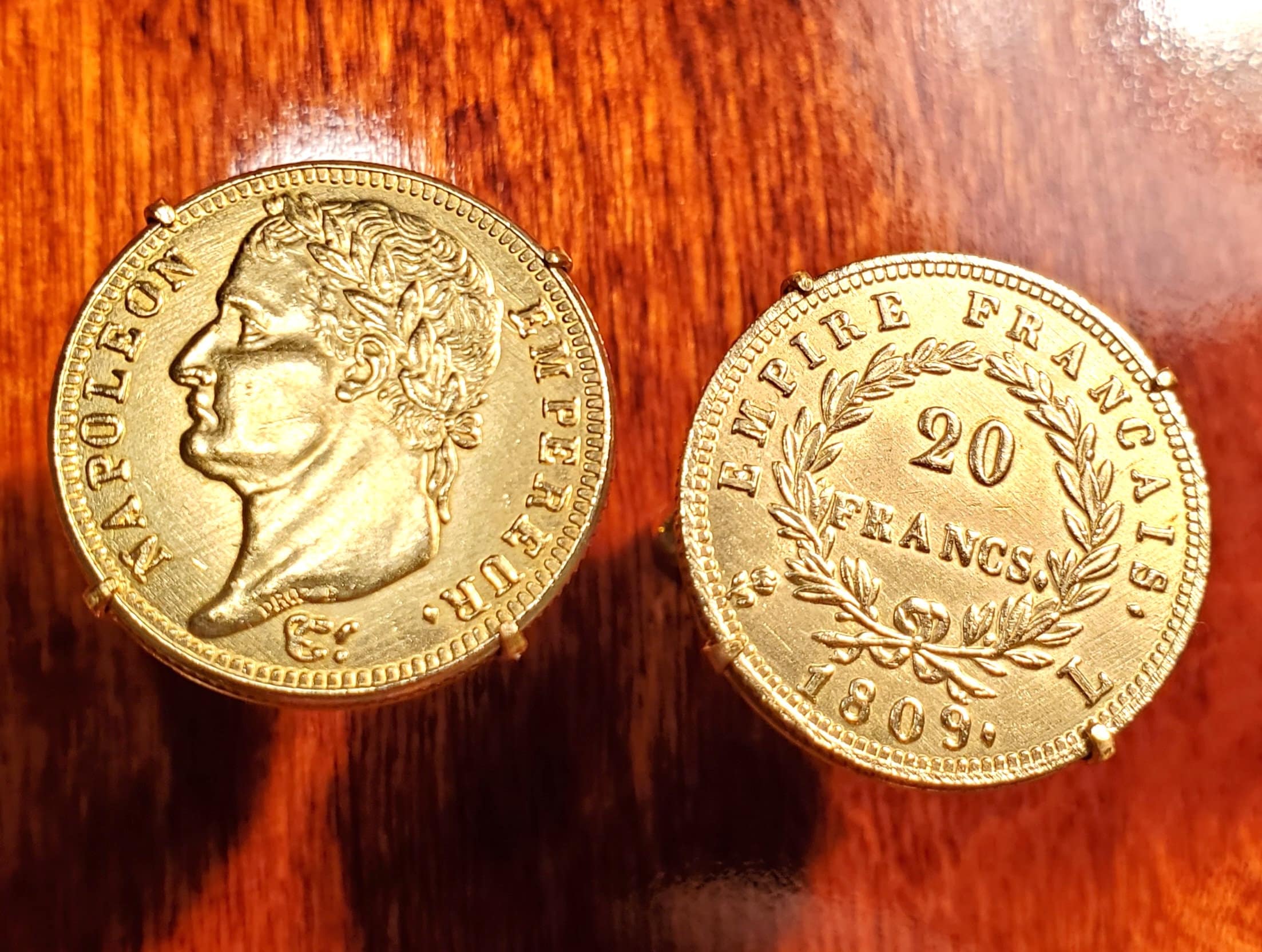 ナポレオンのコイン フランス ナポレオン 100フラン金貨 有冠 1868A NGC AU58 – 野崎