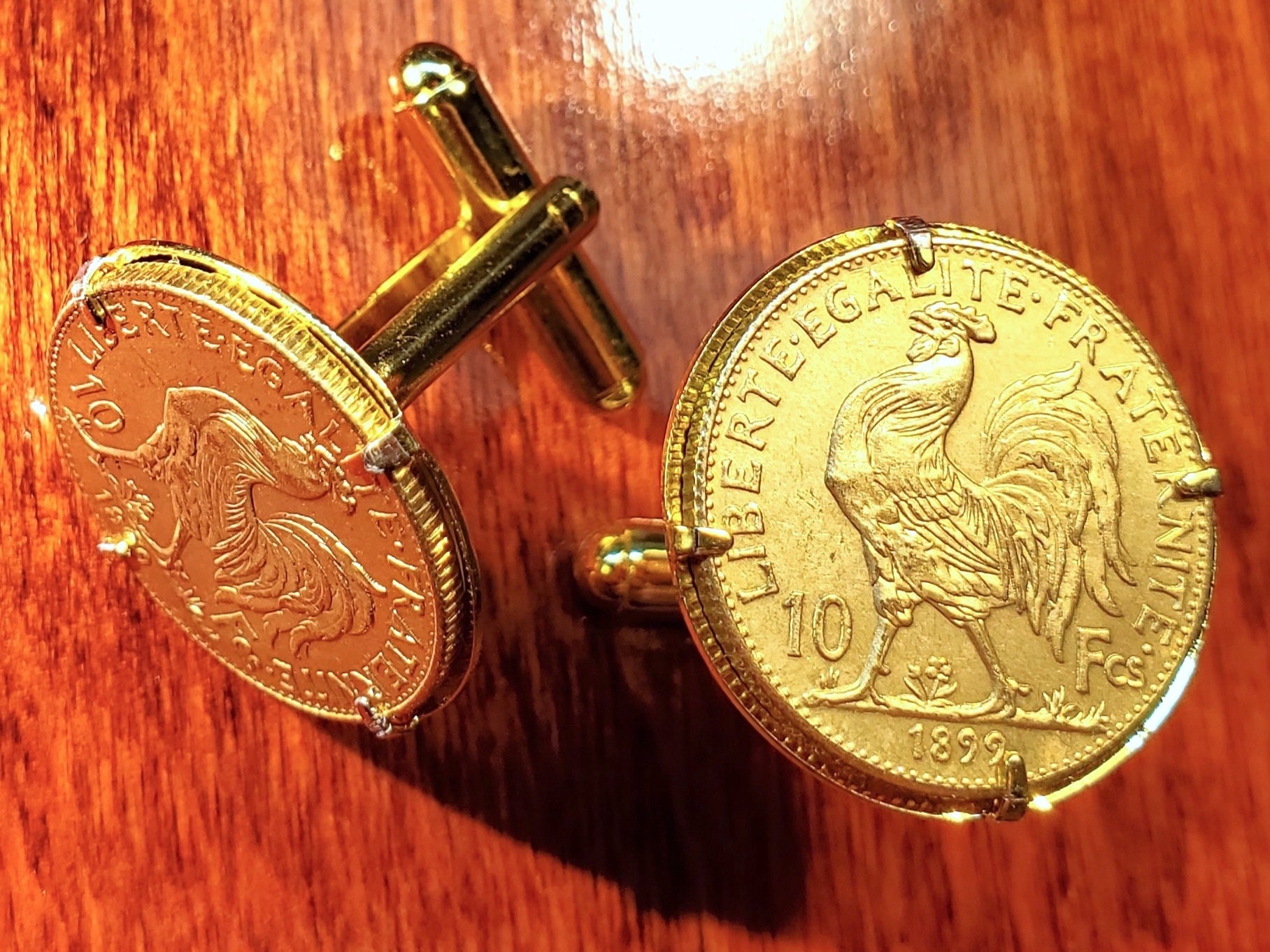 1914年製フランス金貨10フラン　ペンダントトップ 1914年製フランス金貨10フラン ペンダントトップ （ルイ14世