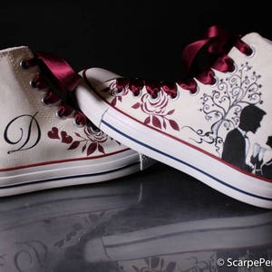 Scarpe Sposa Personalizzate Matrimonio sneakers converse | Etsy Italia