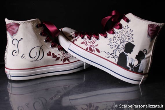 converse personnalisée mariage