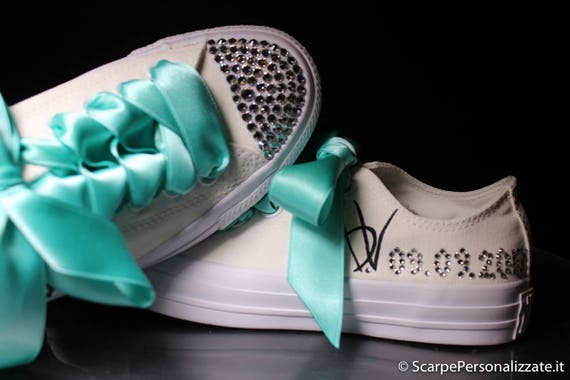 converse satin laces