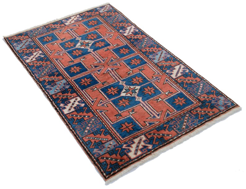 28x42ft Geometric Rug Small Rug Vintage Rug Anatolia Etsy