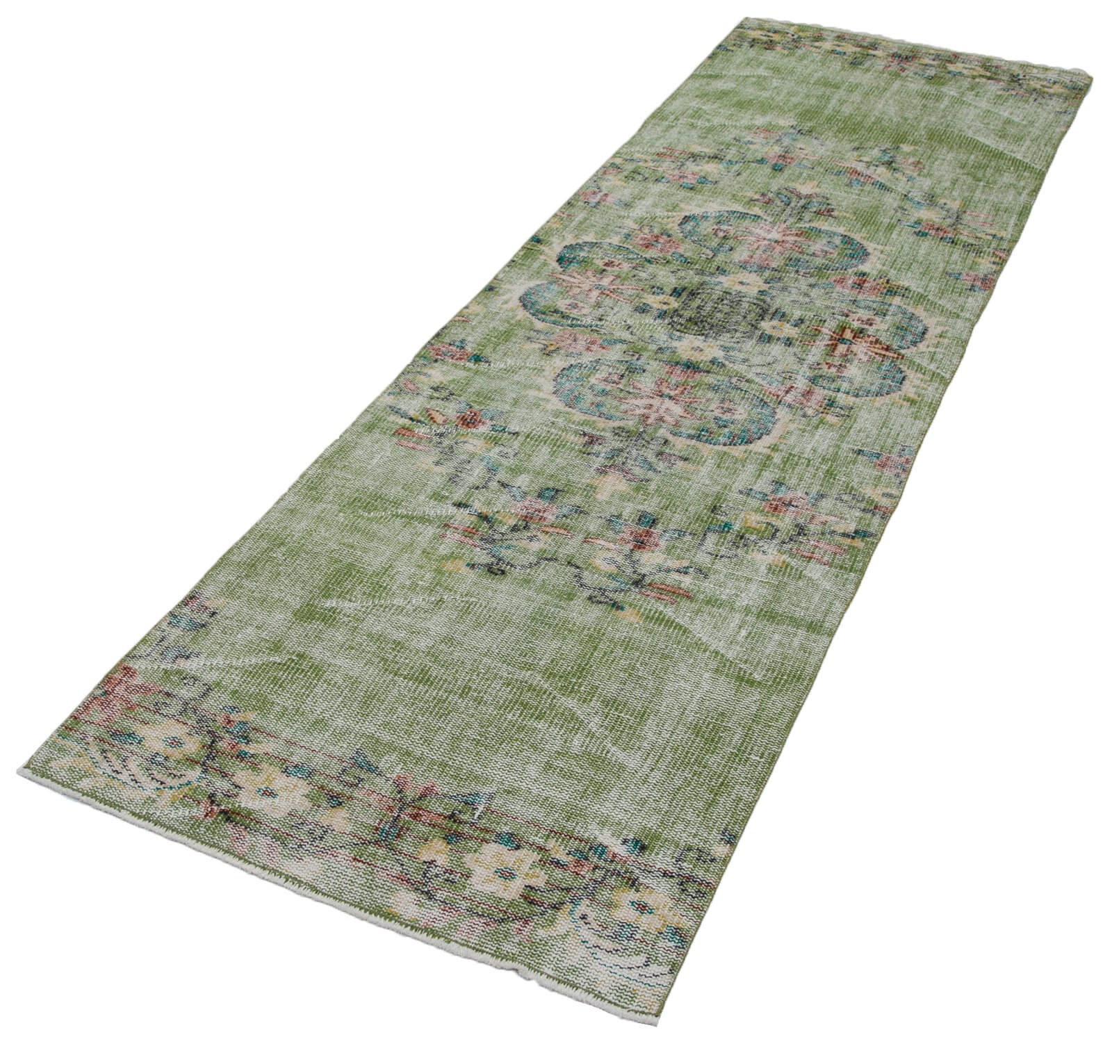 2X10 GREEN RUNNER RUGSTurkish patchwork Home DecorHandmade Etsy