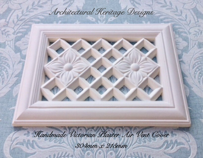 303mm X 215mm-LA Plaster Air Vent Cover Attached Mesh