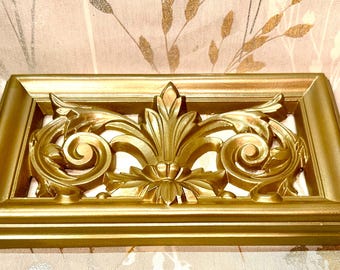 Handmade Victorian Plaster Air Vent Cover - 325mm x 187mm