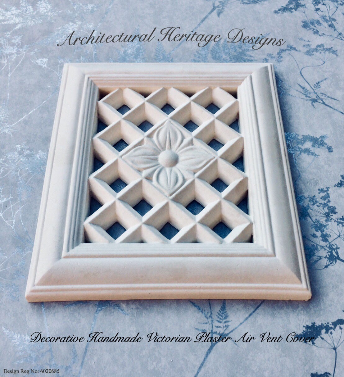 Decorative Handmade Victorian Plaster Air Vent Cover 240mm x Etsy