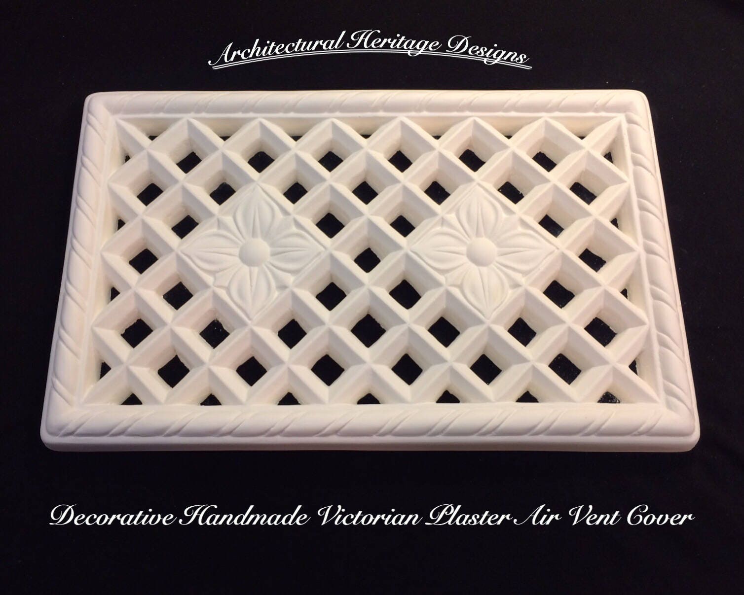 Victorian Plaster Air Vent Cover 350mm X 210mm Etsy UK