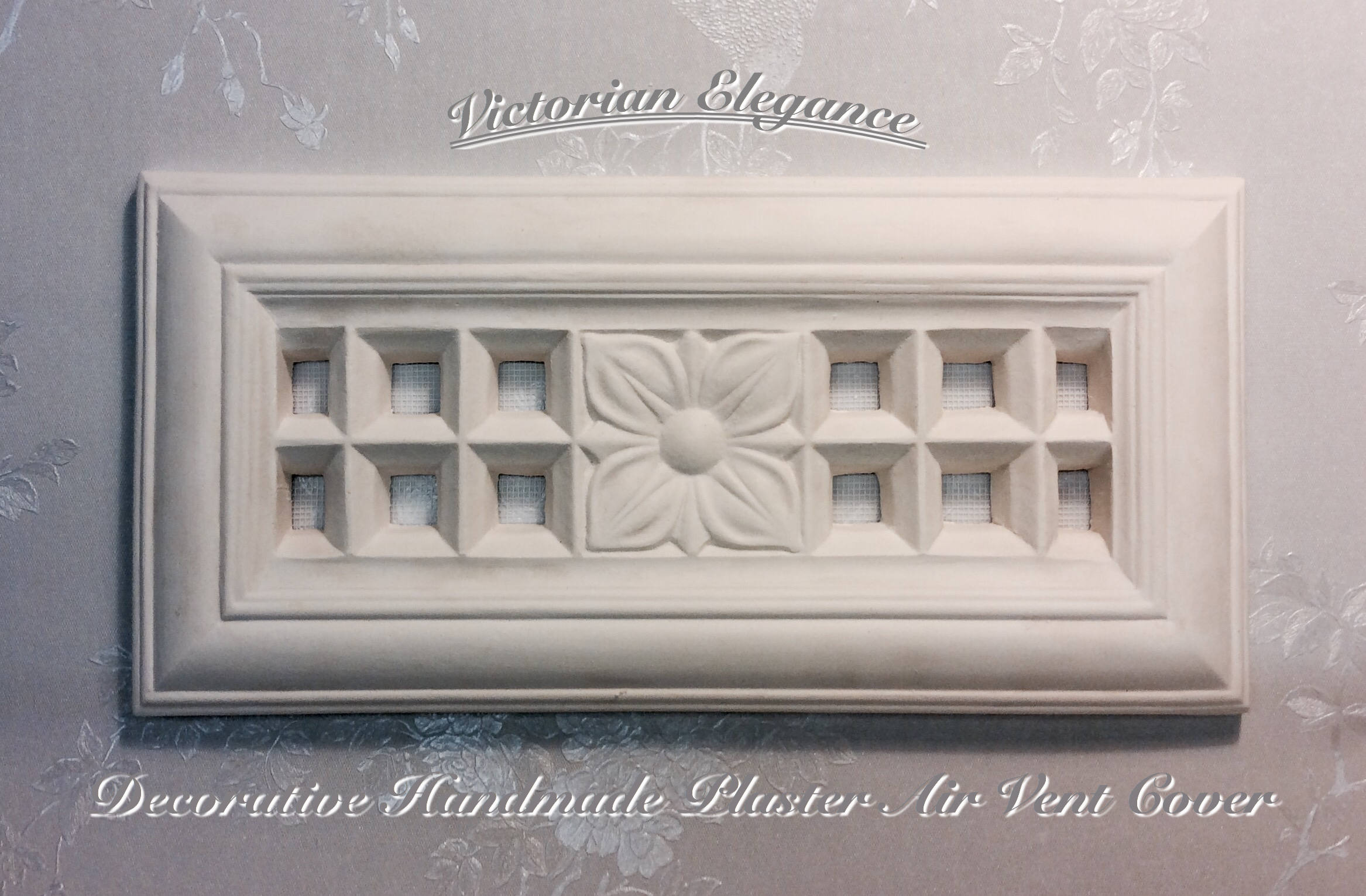 Decorative Handmade Victorian Plaster Air Vent Cover 304mm X Etsy UK