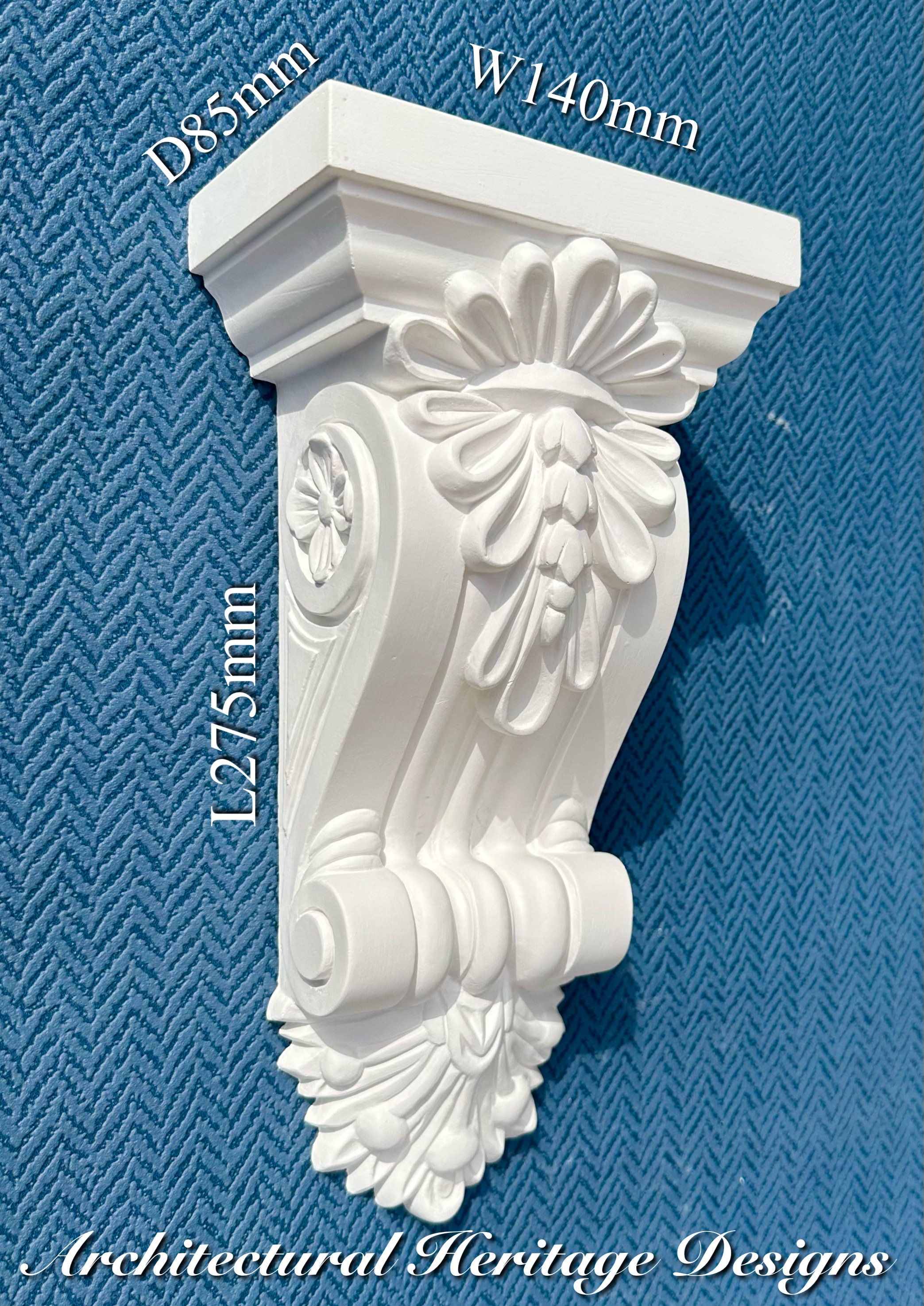 2 x Victorian Ornate Plaster corbels ...