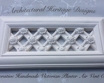 Decorative Victorian Plaster Air Vent Cover - 304mm x 145mm LE