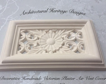 Decorative Handmade Victorian Plaster Air Vent Cover