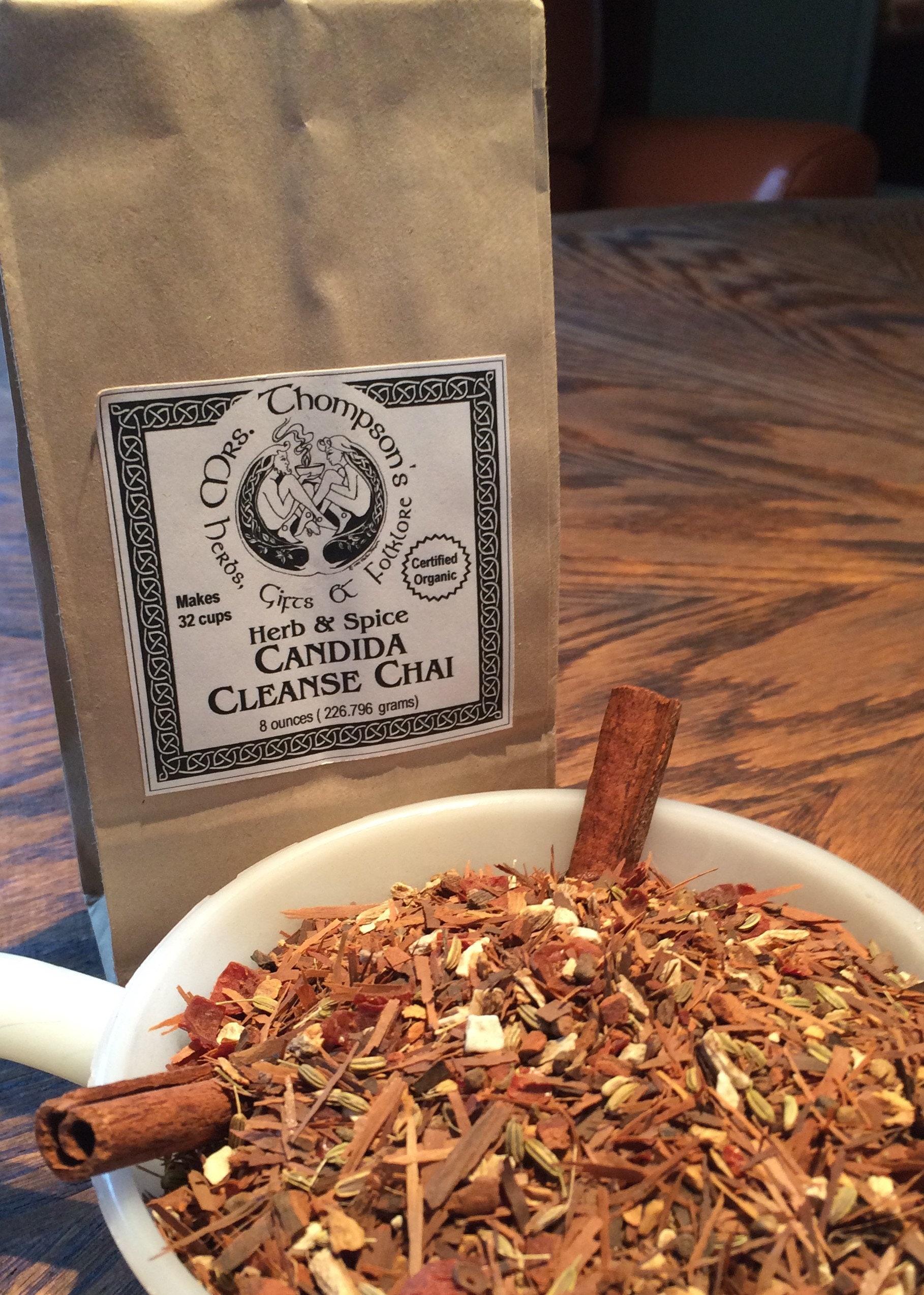 tobacco candida Candida Cleanse Chai 8 Ounces (226.796 Grams)