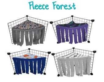 Fleece Forest for Guinea Pigs - Curtain - Hideout