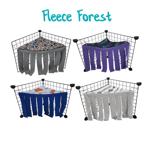 Fleece Forest for Guinea Pigs - Curtain - Hideout