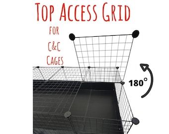 Top Access Grid for C&C Cages - Used with 13.8" or 14" Grids - Guinea Pig, Rabbit, Hedgehog