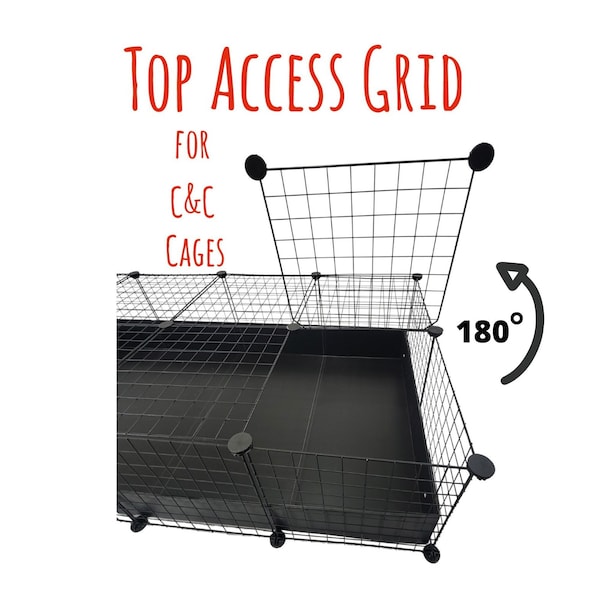 Top Access Grid for C&C Cages - Used with 13.8" or 14" Grids - Guinea Pig, Rabbit, Hedgehog