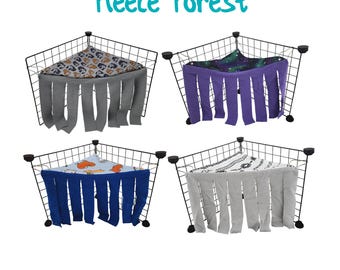 Fleece Forest for Guinea Pigs - Curtain - Hideout