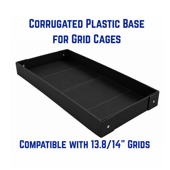 Corrugated Plastic Base- Compatible with 13.8"/14" grids