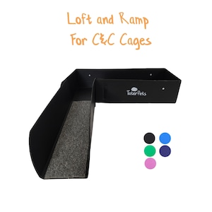C&C Cage Loft and Ramp- Used with 13.8" or 14" grids to create an upper loft space for your guinea pigs or other small pets! Bild 1