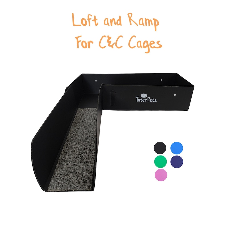 C&C Cage Loft and Ramp- Used with 13.8" or 14" grids to create an upper loft space for your guinea pigs or other small pets! Bild 1