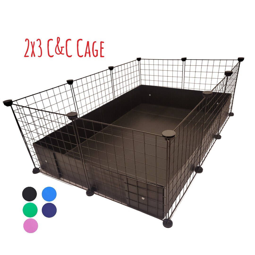 Guinea Pig 2x3 C&C Cage Complete Cage Kit with Grids Pre Etsy