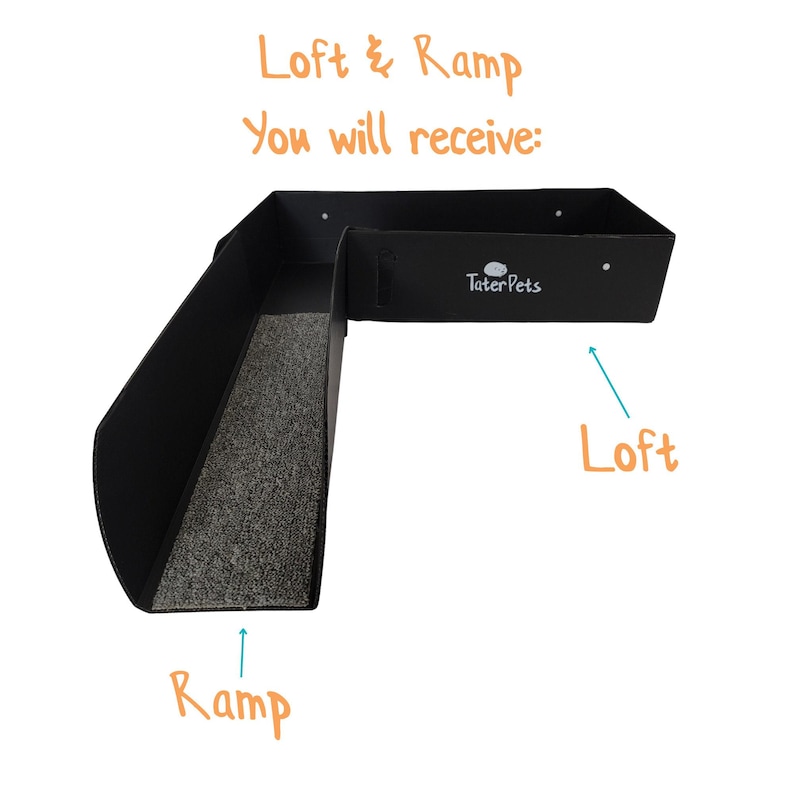 C&C Cage Loft and Ramp- Used with 13.8" or 14" grids to create an upper loft space for your guinea pigs or other small pets! Bild 2