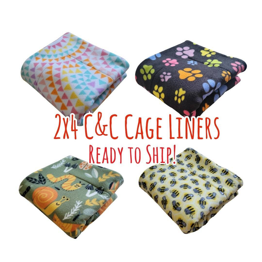 2x4 fleece cage liner