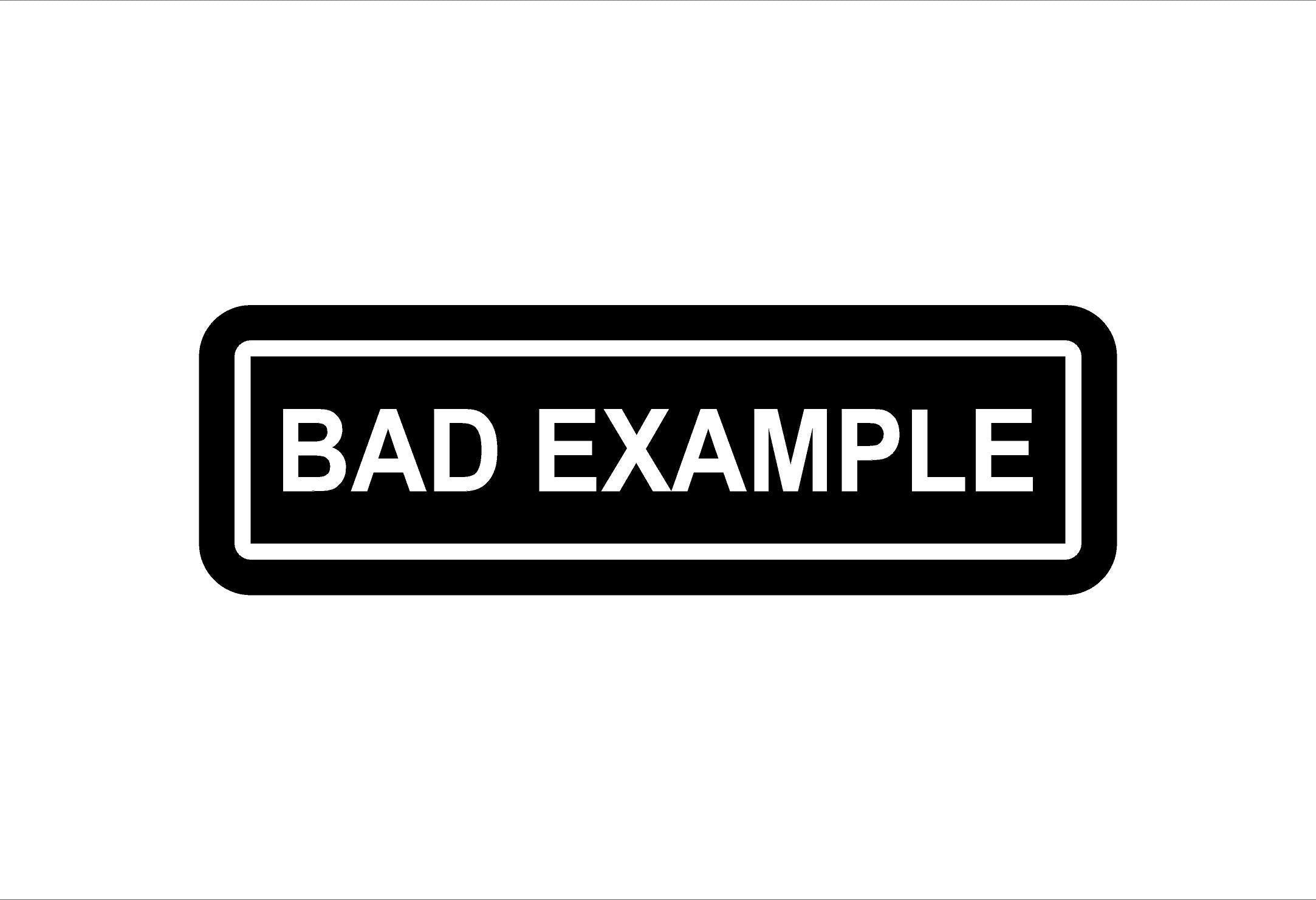 Bad Example (two Decals 3