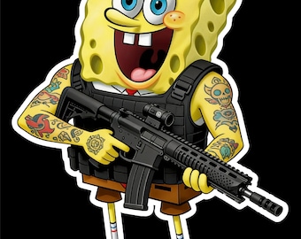 Tactical Bob (two decals 3") Sticker