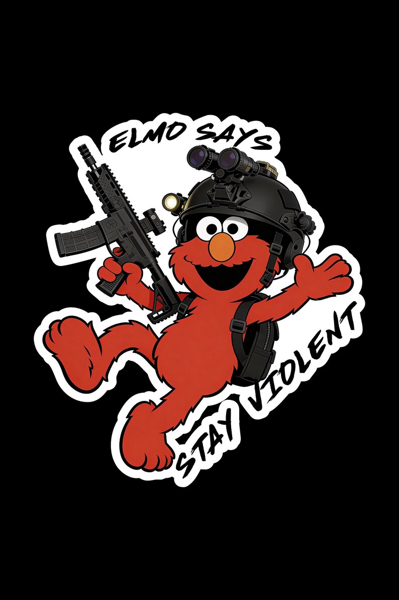 Tactical Elmo (two Decals 2.5
