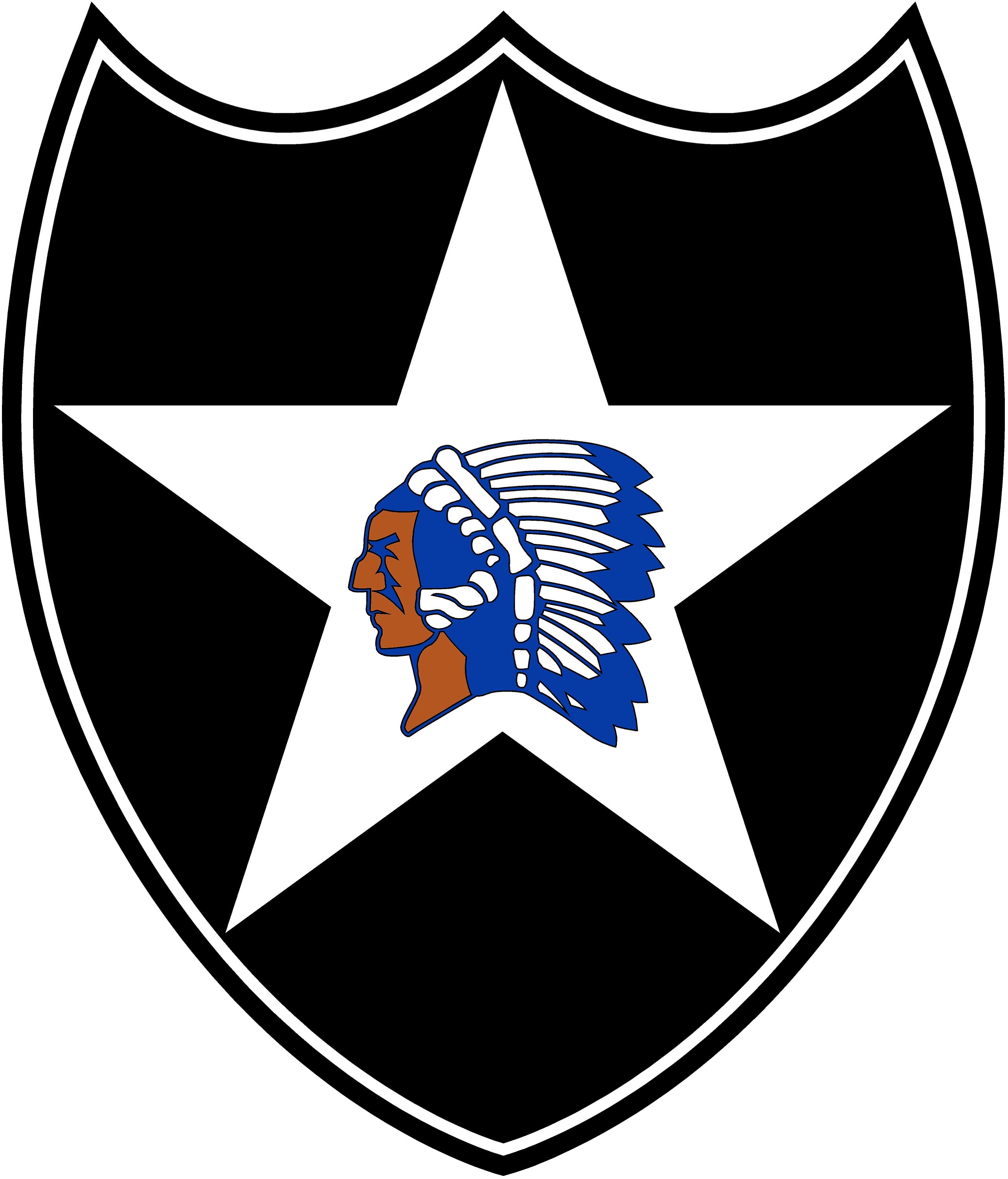Reflective 2nd Infantry Division Indian Head US Army USA Etsy