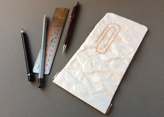 Tyvek® Pencil Case, Pencil Holder, Pouch, Writing Bag, Handmade