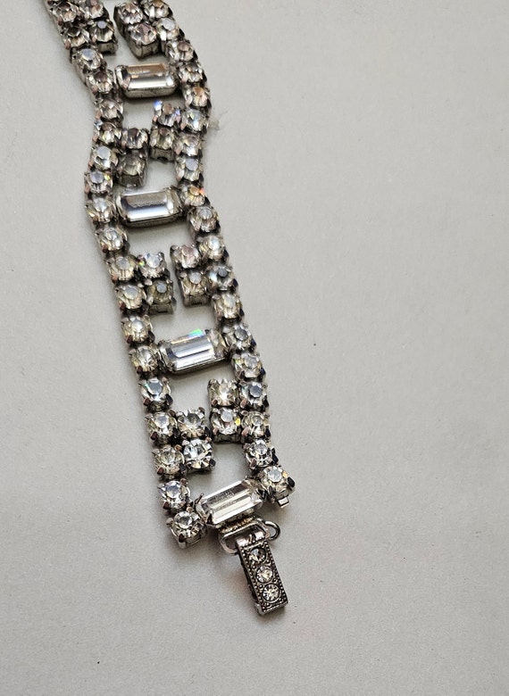 Vintage Signed Garne Jewelry Rhinestone Bracelet - image 1