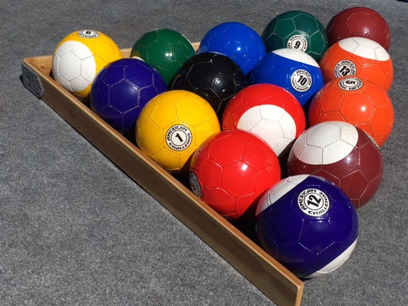 Snookball triangle. SoccerPool soccer pool Billiard Billiards Etsy