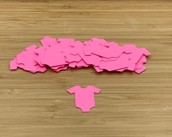 Onsie Confetti, 150 stuks, roze Onsie Confetti, baby shower confetti, baby shower decoraties, meisje baby shower decor, tafelverstrooiing, baby