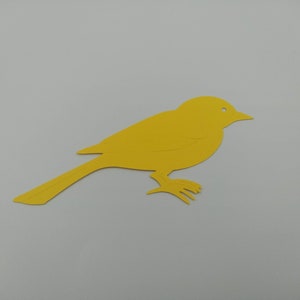 Bird Die Cuts, 25 pièces, découpes d’oiseaux, oiseaux jaunes, fournitures de fabrication de cartes, découpes, découpes jaunes, fournitures, oiseaux, choisissez votre couleur