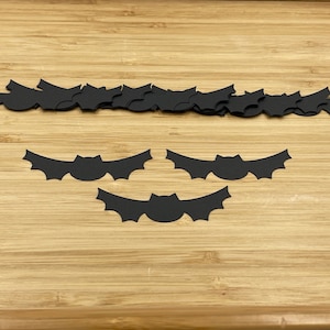 Bat Die Cuts, 25 Pieces, Halloween Decorations, Halloween Activities, Halloween Birthday Decor, Birthday Decor, Card Making, Scrapbooking