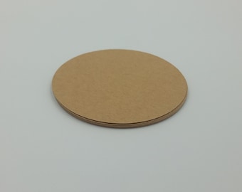 Circle Die Cuts, 25 Pieces, Die Cuts, Scrapbooking Pieces, Card Making, Embellishments, Diy Tags, DIY Favor Tags, Kraft, Brown, Paper Circle