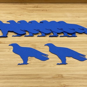 Troqueles de águila, 25 piezas, Recortes de águila, Recortes de águila azul, Troqueles de águila azul, Decoración del Día de la Independencia, Decoración del 4 de julio, Fabricación de tarjetas