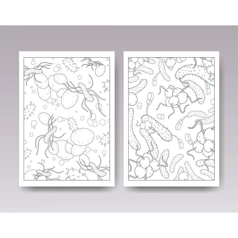 Download Funny Virus Adult Coloring Book PDF Stay at Home ...