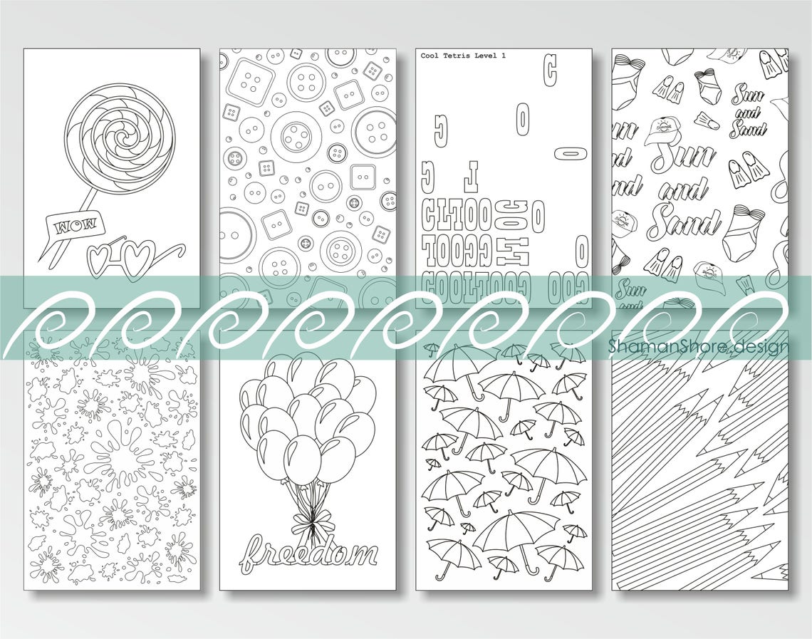 Digital Coloring Book Pdf Printable Coloring Pages DOWNLOAD Etsy