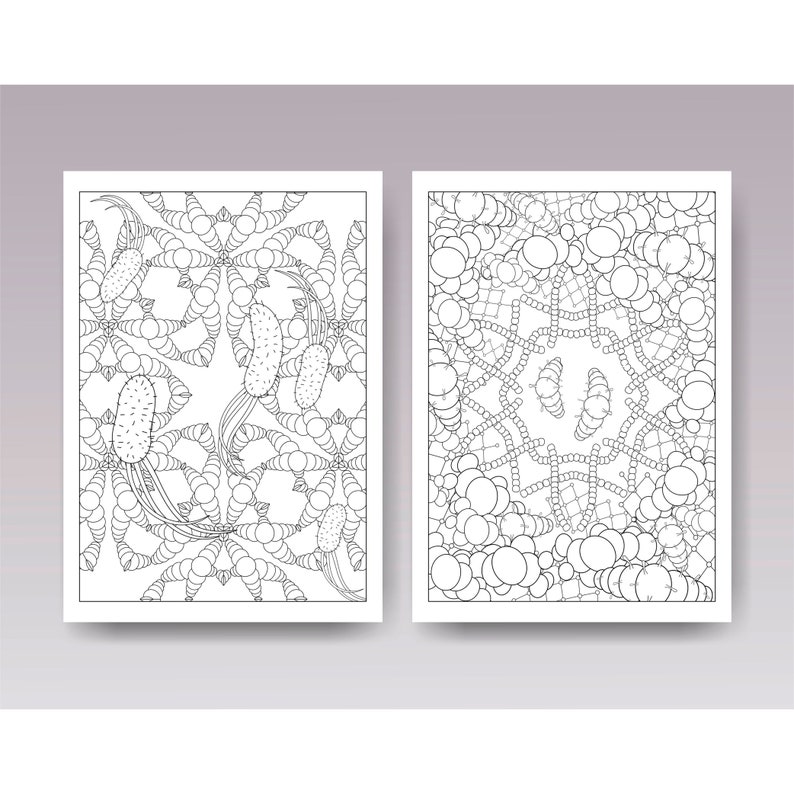 Download Funny Virus Adult Coloring Book PDF Stay at Home Quarantine | Etsy