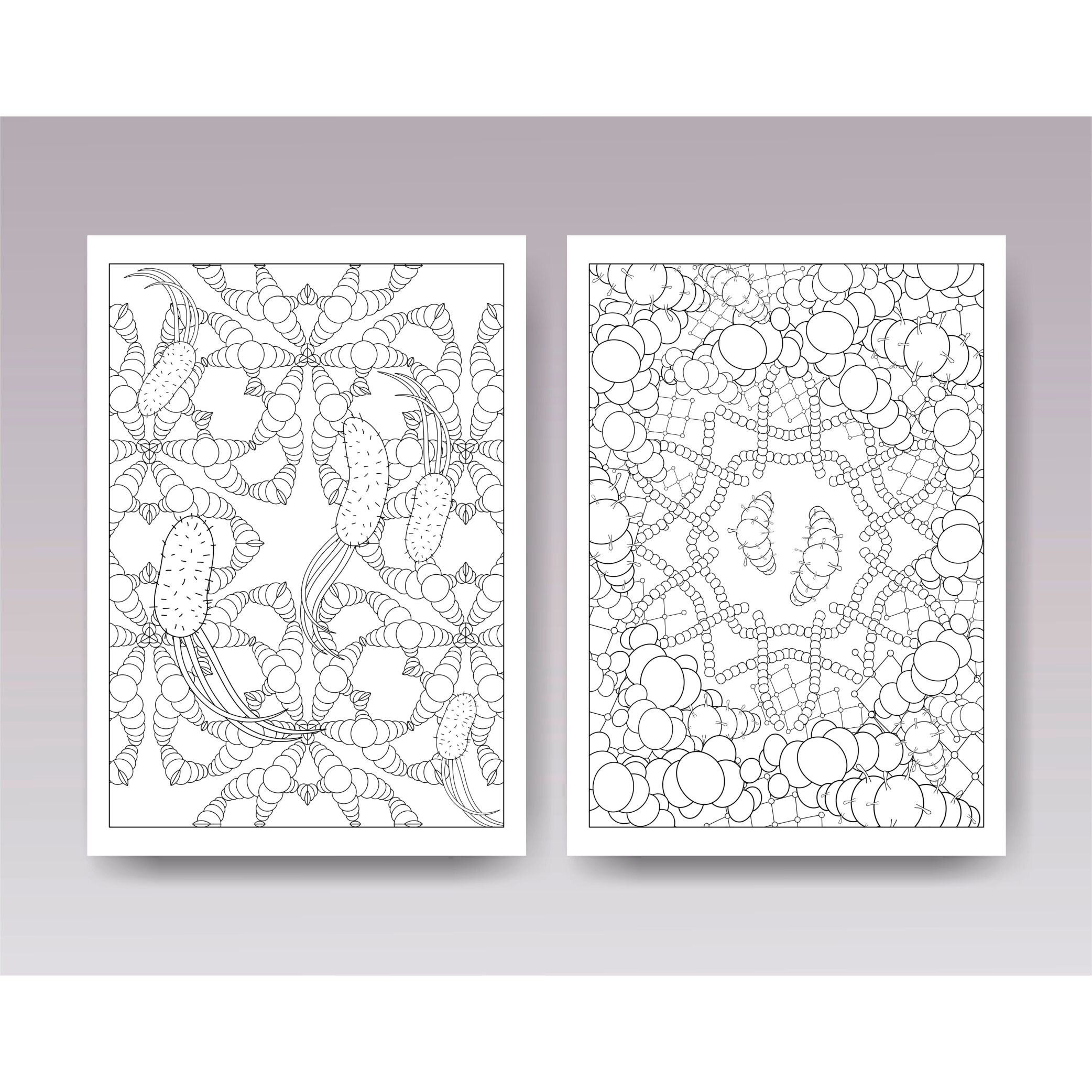 Download Funny Virus Adult Coloring Book PDF Stay at Home Quarantine | Etsy